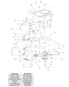 Part Location Diagram of 01005084 MTD Tube Clamp, 1.375
